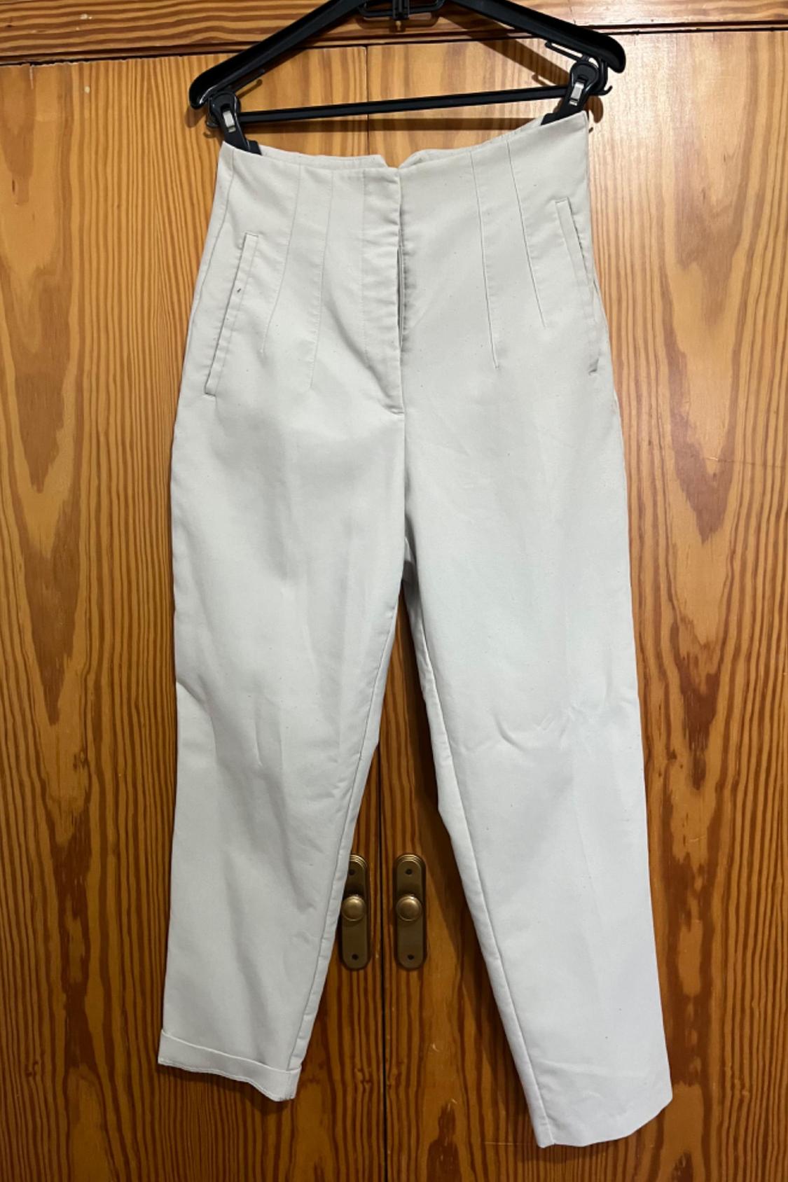DARTED HIGH WAIST TROUSERS