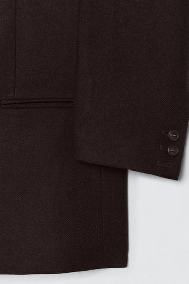 FLANNEL TAILCOAT BLAZER SOSHIOTSUKI X ZARA - Brown by Zara - Image 7