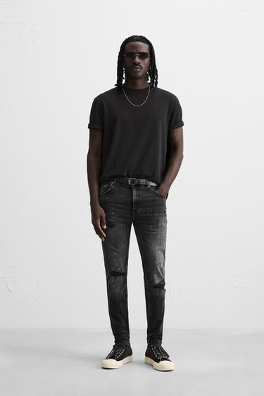 JEANS SKINNY FIT BELEL - Arang dari Zara - Gambar 0