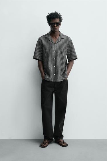 CAMISA ESTRUCTURA TEXTURA - Marino de Zara