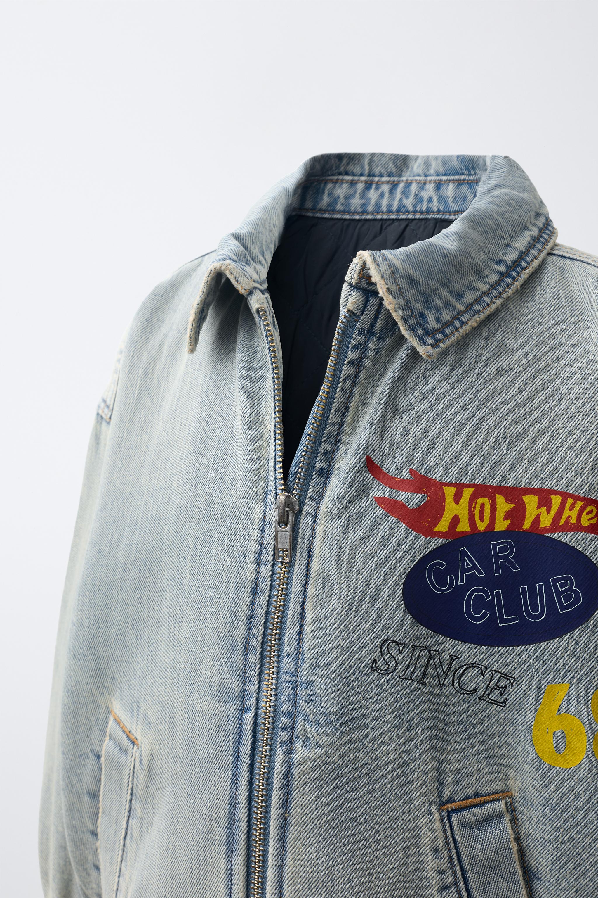 Детские куртки Zara HOT WHEELS© DENIM JACKET — фото 6