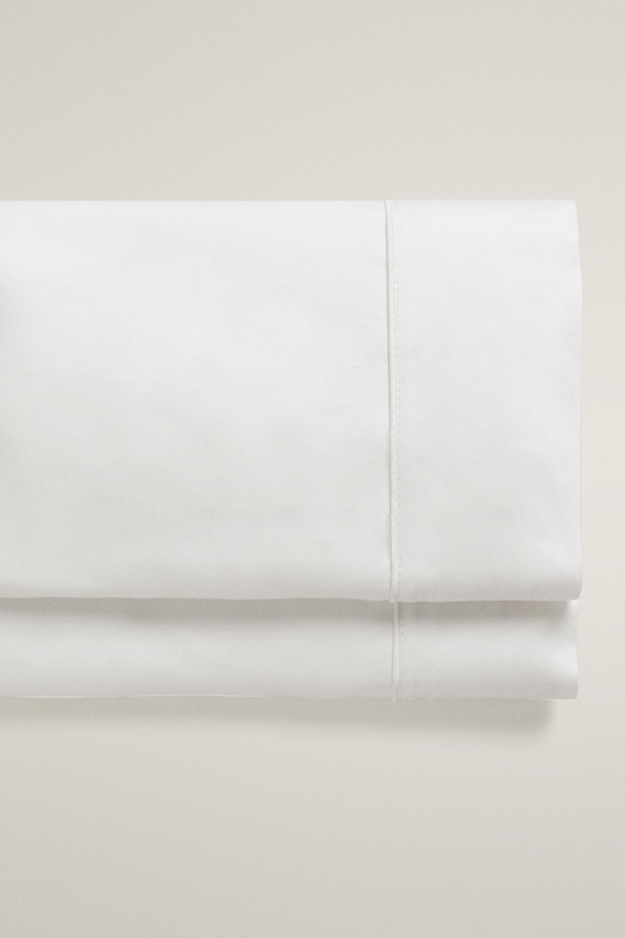 SATEEN FLAT SHEET (500 THREAD COUNT) — White
