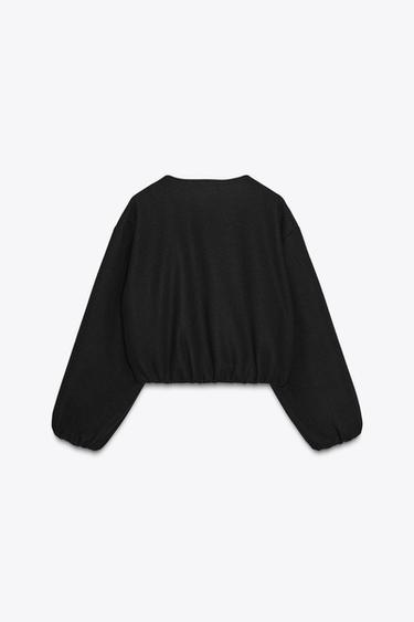 BLOUSON BOMBER SOFT - Noir de Zara - Image 7