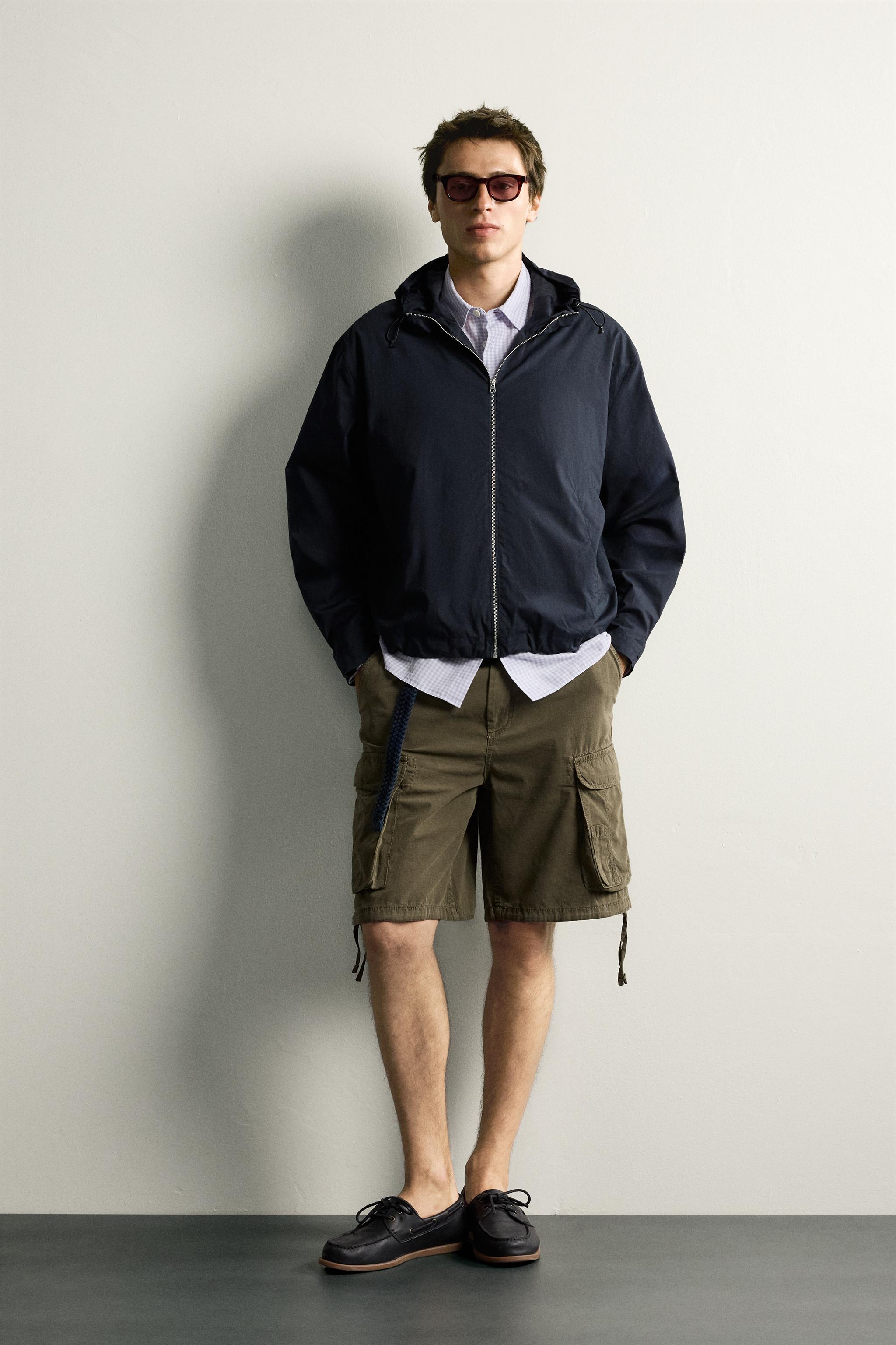 Мужские куртки Zara LIGHTWEIGHT REGULAR FIT POPLIN JACKET