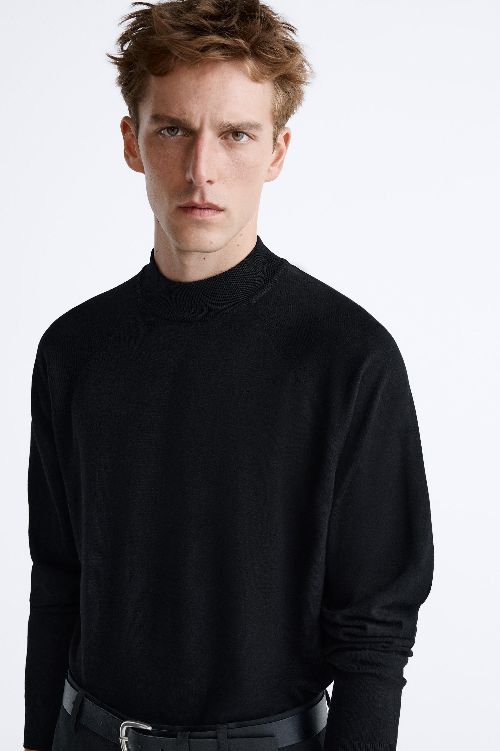 Zara mock neck clearance sweater