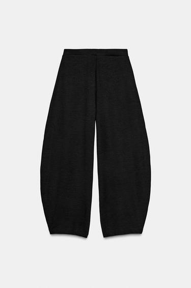Zara BALLOON PANTS - Dark gray