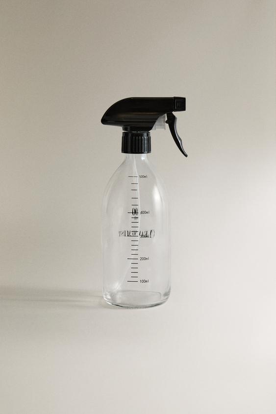 NACHFÜLLBARER ZERSTÄUBER MIT SKALA (500 ML) - Kristallweiß von Zara - Bild 0