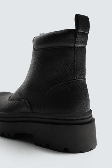 ZIP-UP BOOTS - Black by Zara - Image 5
