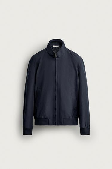 CAZADORA RELAXED FIT LIGERA - Marino de Zara