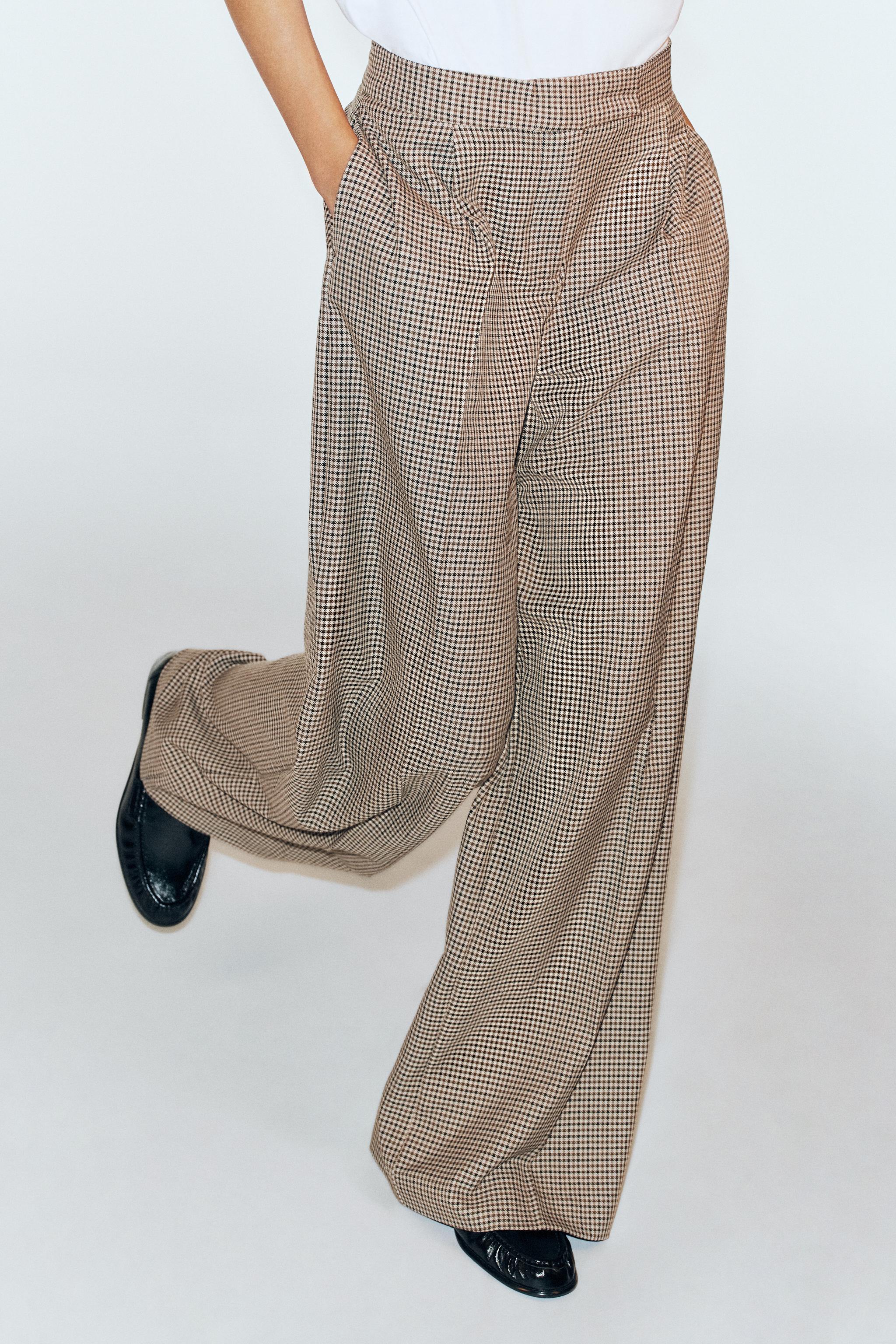 PANTALON LARGE À PINCES