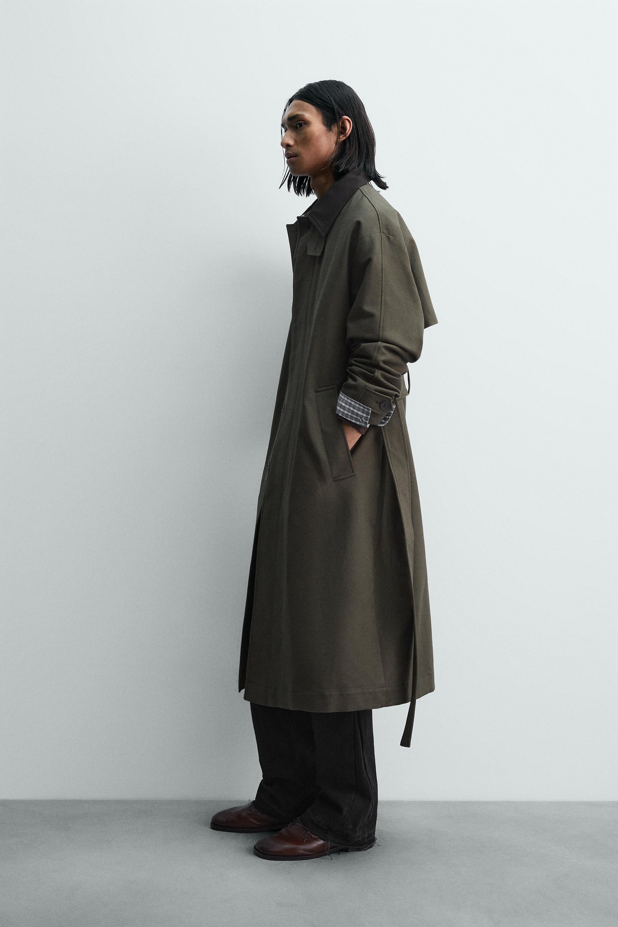 TRENCH COL CONTRASTE