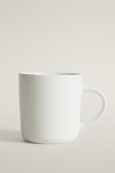 Zara STONEWARE MUG - White - Image 0