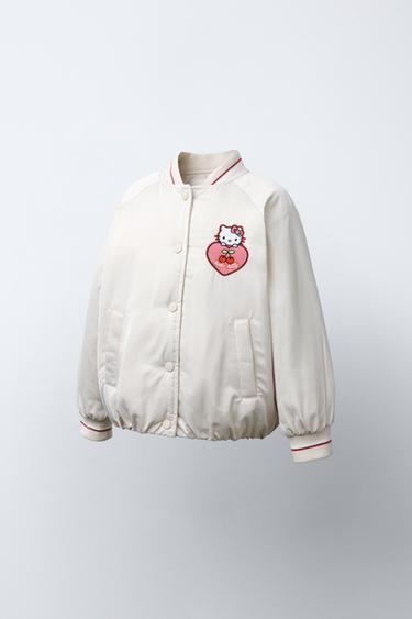 HELLO KITTY © SANRIO BOMBER JACKET - Ecru by Zara - Image 1
