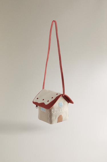 BØRNETASKE MED HUSFORM - Tofarvet fra Zara