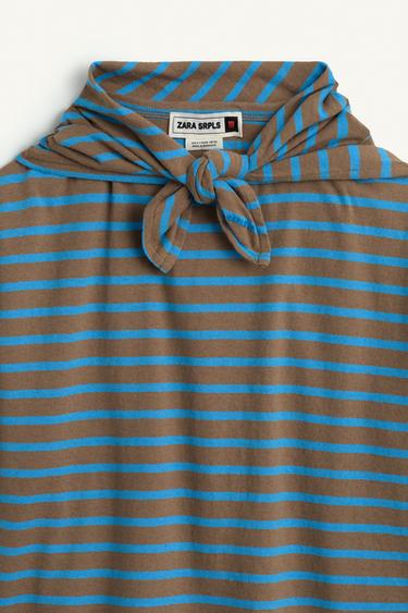 STRP TSHRT 16 - Light blue by Zara - Image 5