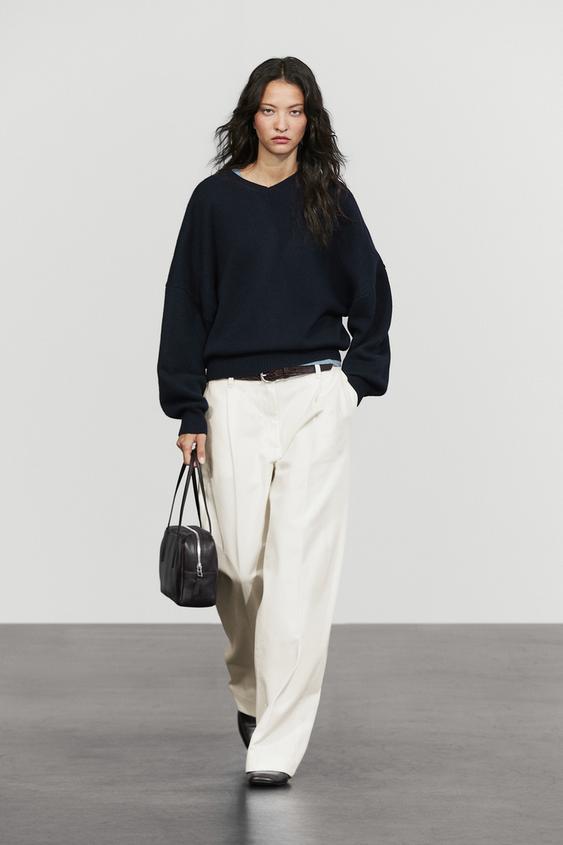 Zara 100% wool oversize knit sweater - 452 - Image 0