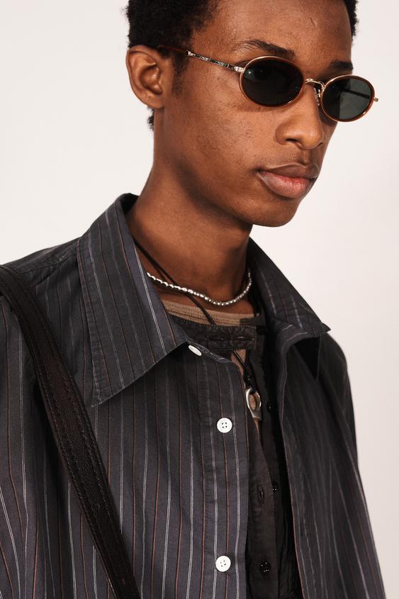 OVAL SUNGLASSES - Brown by Zara - Image 0