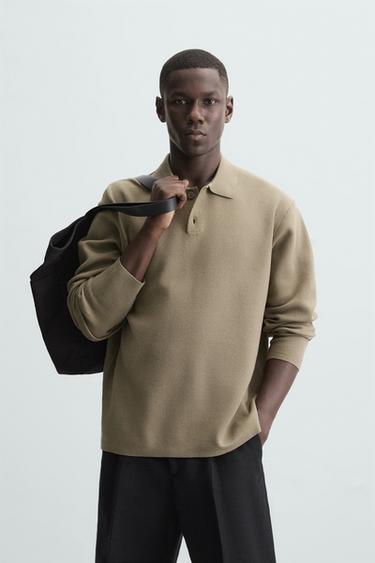 POLO PUNTO SOFT - Verde Salvia de Zara