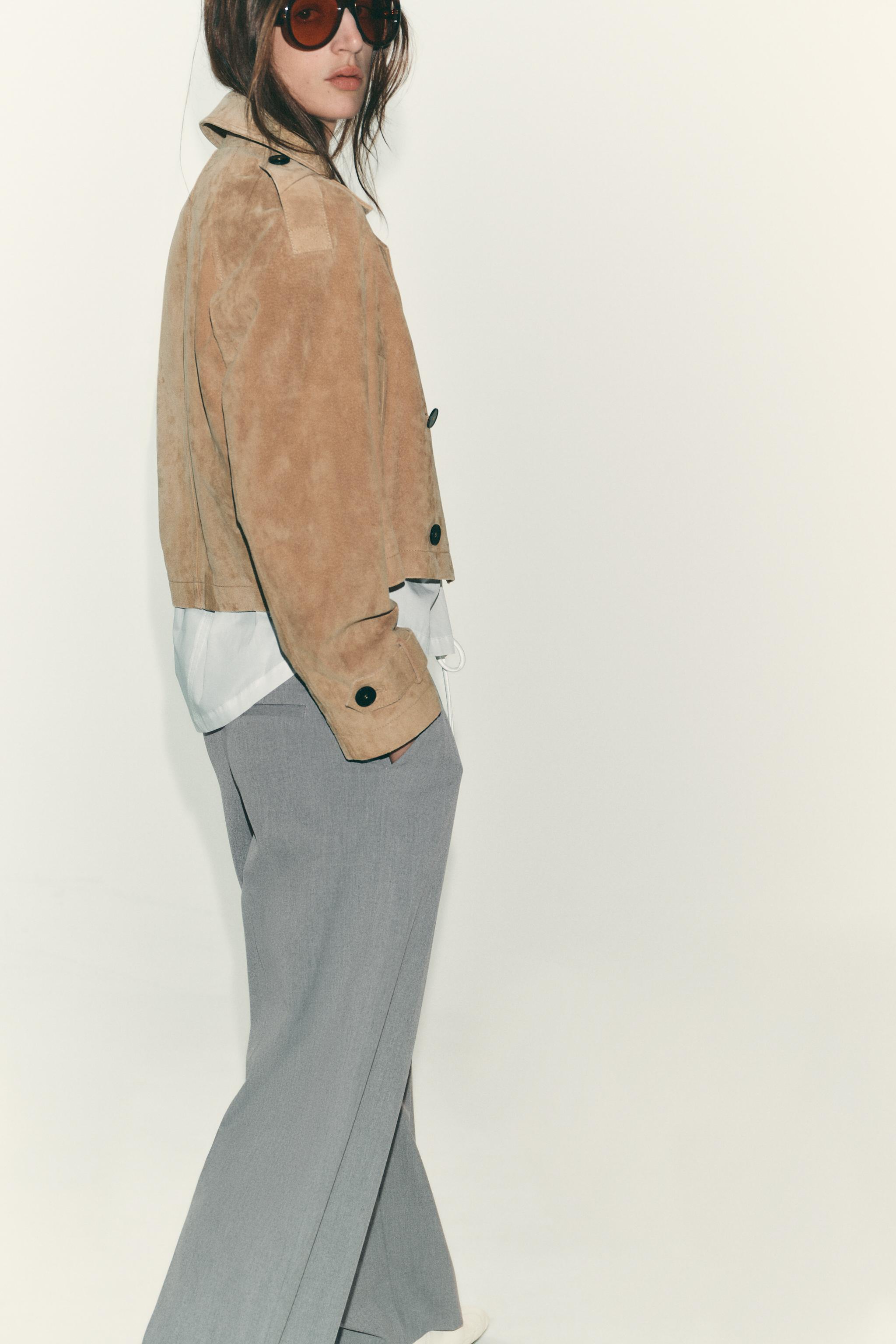 PANTALON LARGE À TAILLE DOUBLE