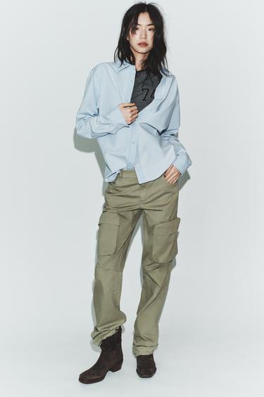 Zara KONTSAGA SEEMISNAHAST POOLSAAPAD - Brown