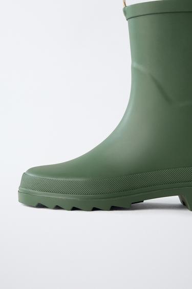 BOTTES DE PLUIE BASIQUES - Vert kaki de Zara - Image 5