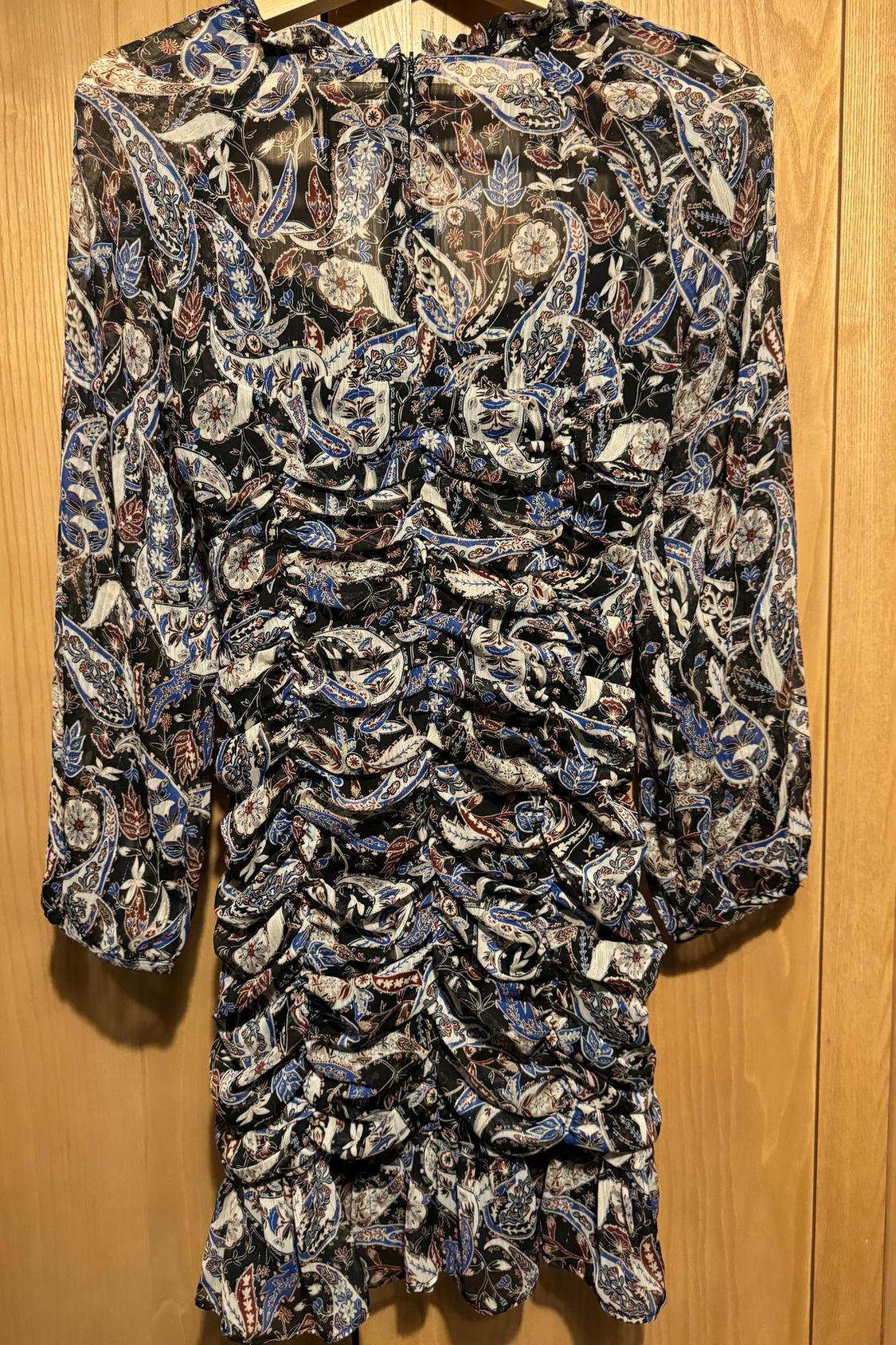 PAISLEY PRINT DRESS - Image 4