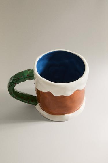 CHILDREN'S CERAMIC CHRISTMAS GINGERBREAD HOUSE MUG - Multicoloured by Zara - Image 1