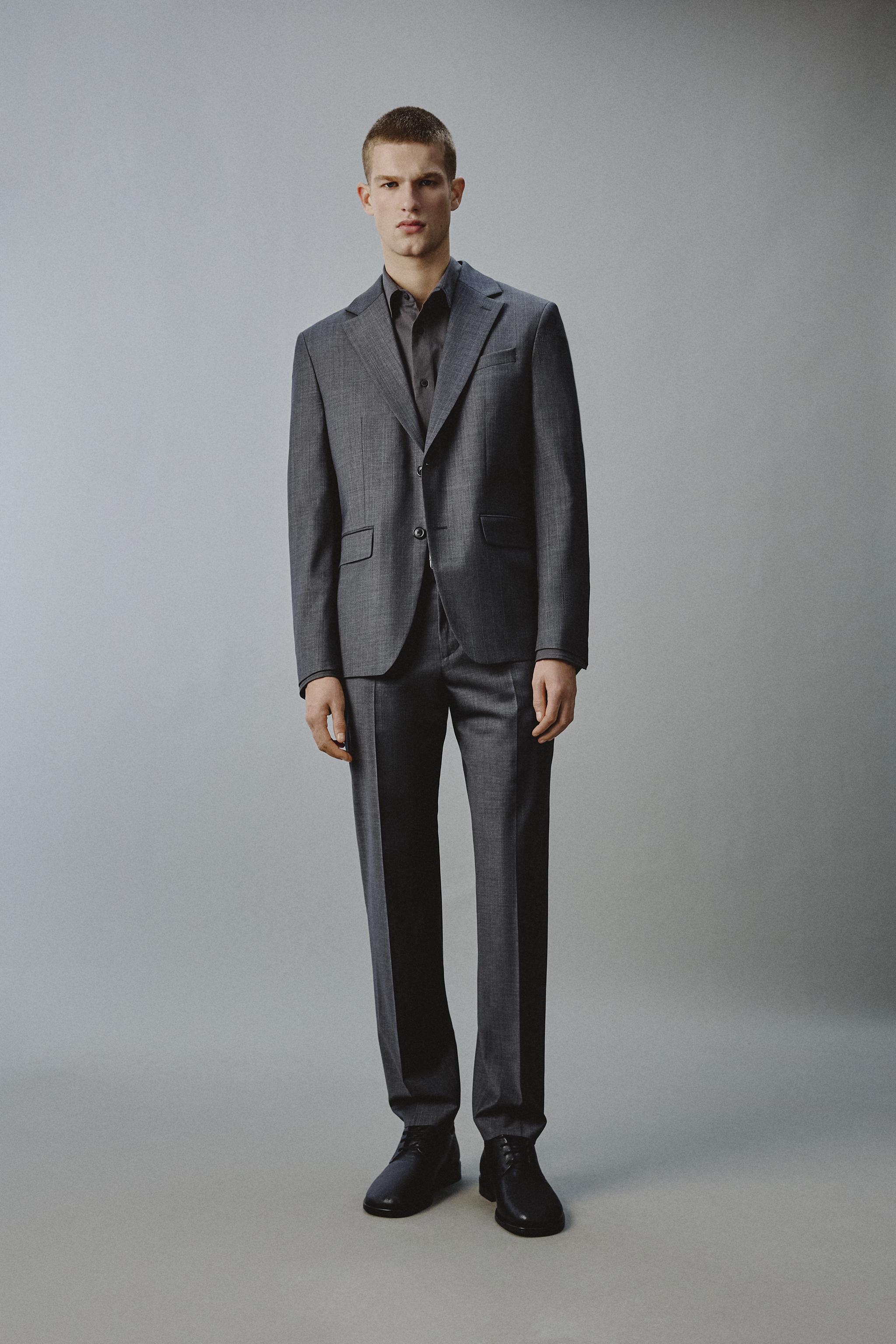 PANTALON DE COSTUME À RAYURES
