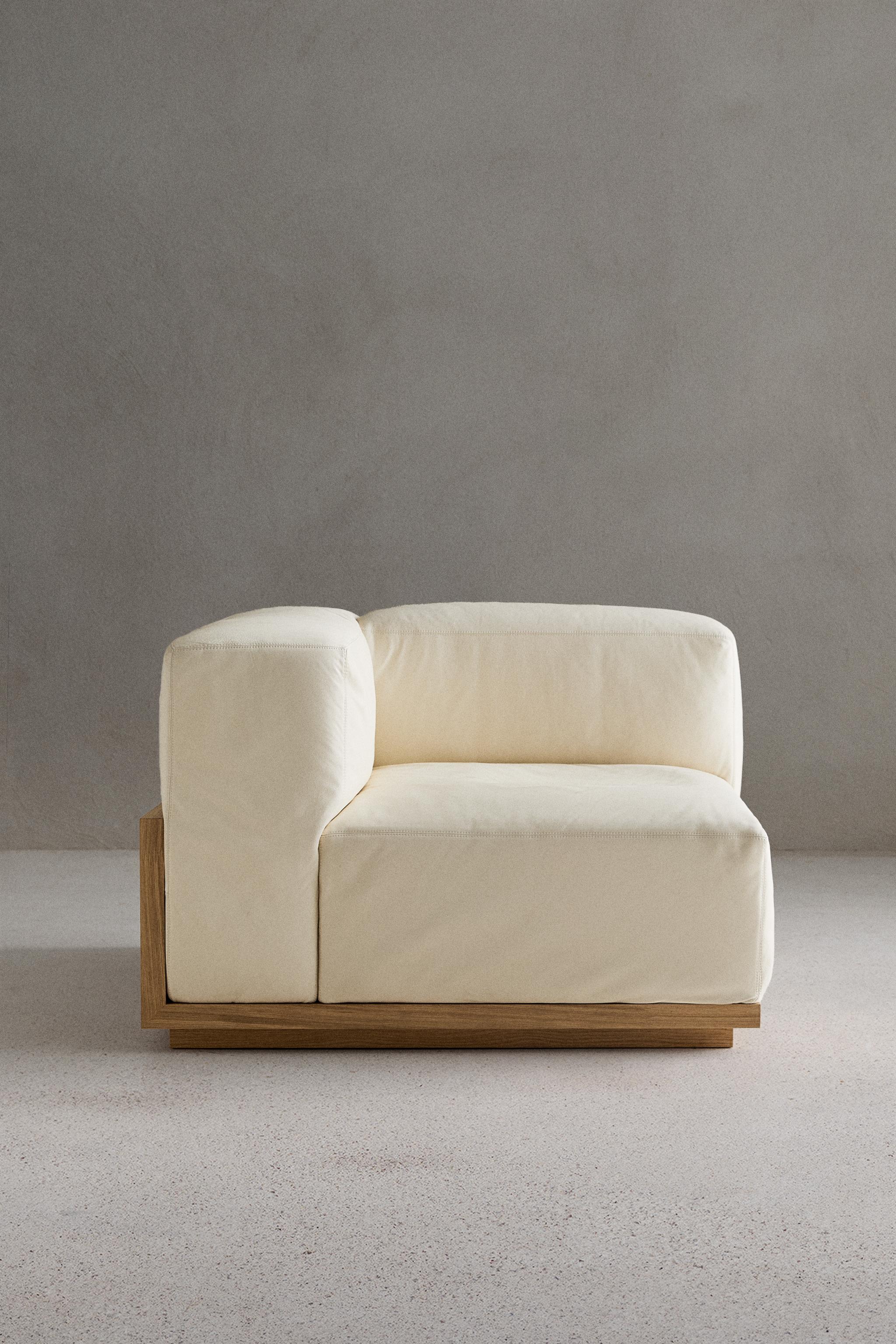 SOFA 02 | LEFT CORNER MODULE — Ecru