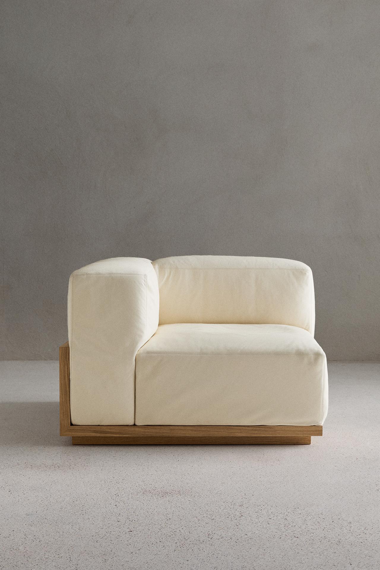 SOFA 02 | LEFT CORNER MODULE — Ecru