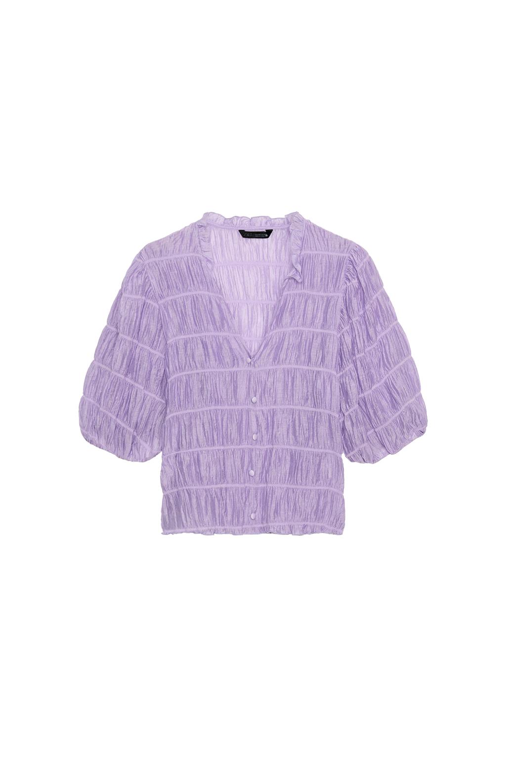 SMOCKED BLOUSE - image 3