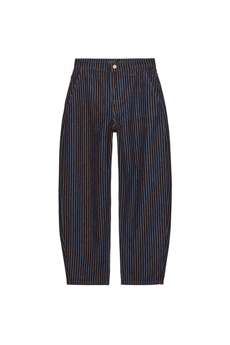 JEANS Z1975 BARREL HIGH-WAIST VELVET STRIPES