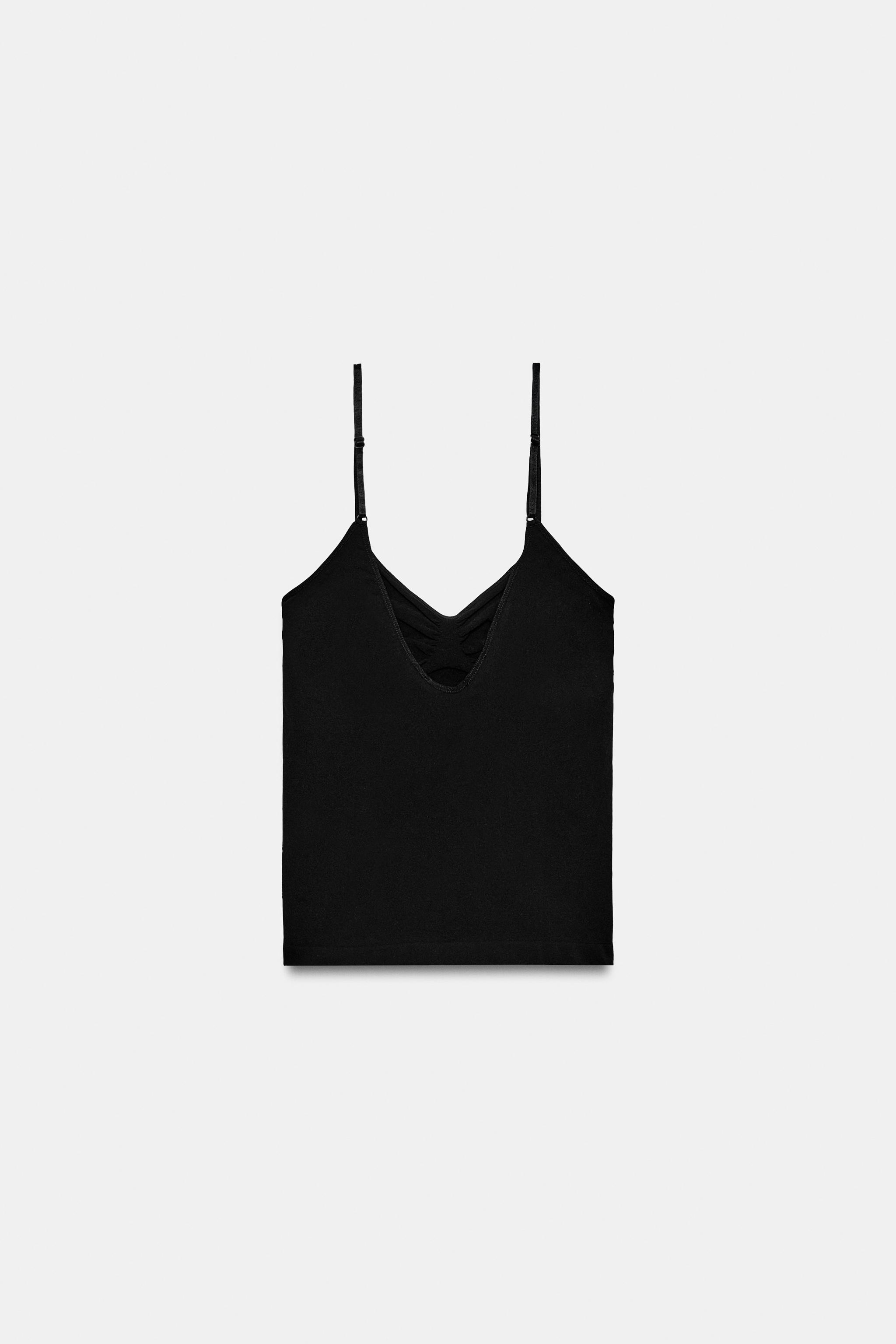 SEAMLESS STRAPPY TOP
