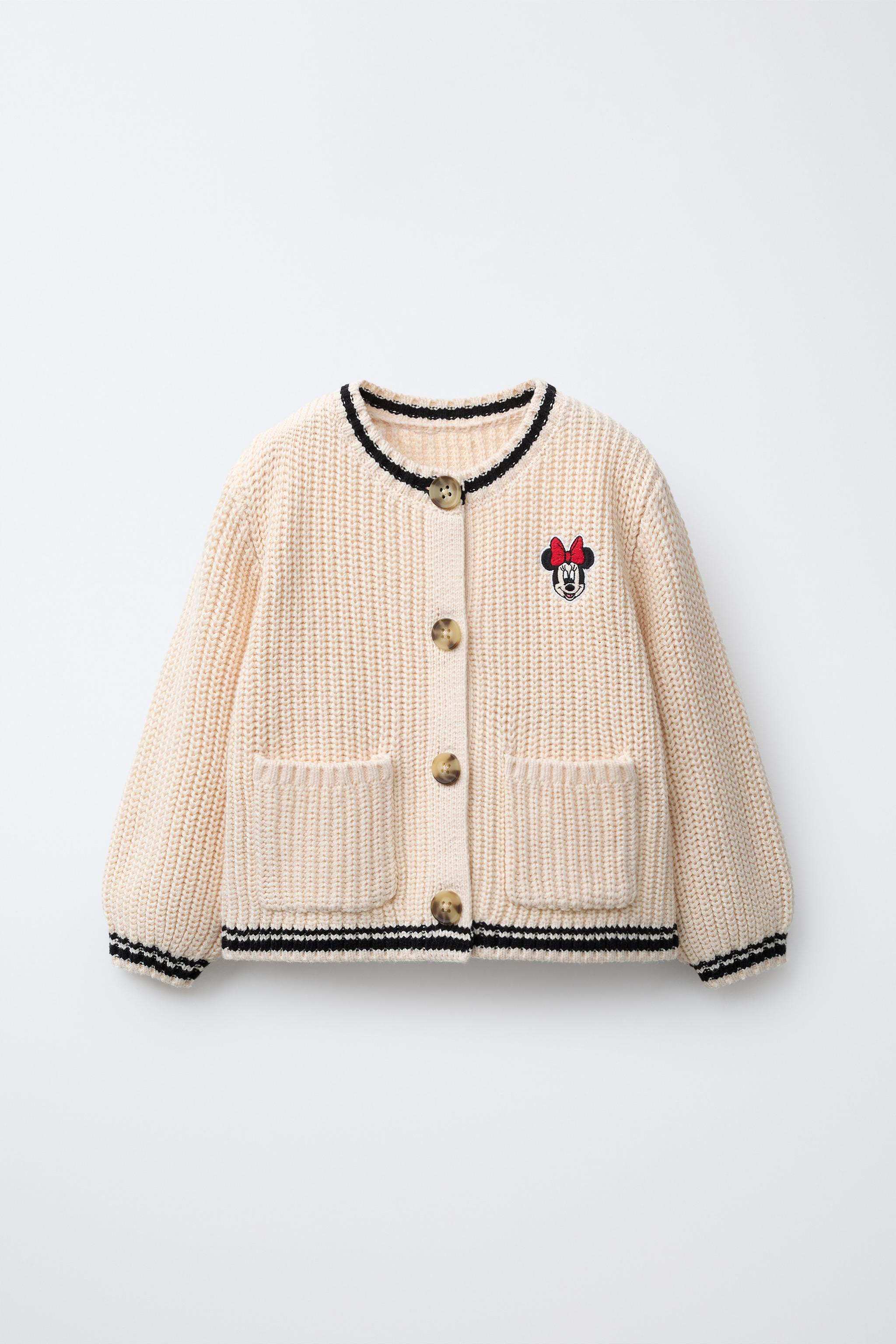 GILET EN MAILLE BRODÉ MINNIE MOUSE © DISNEY