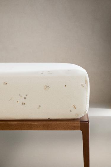 Zaras DRA-PÅ-LAKAN FÖR BARN MED TRYCK - Benvit