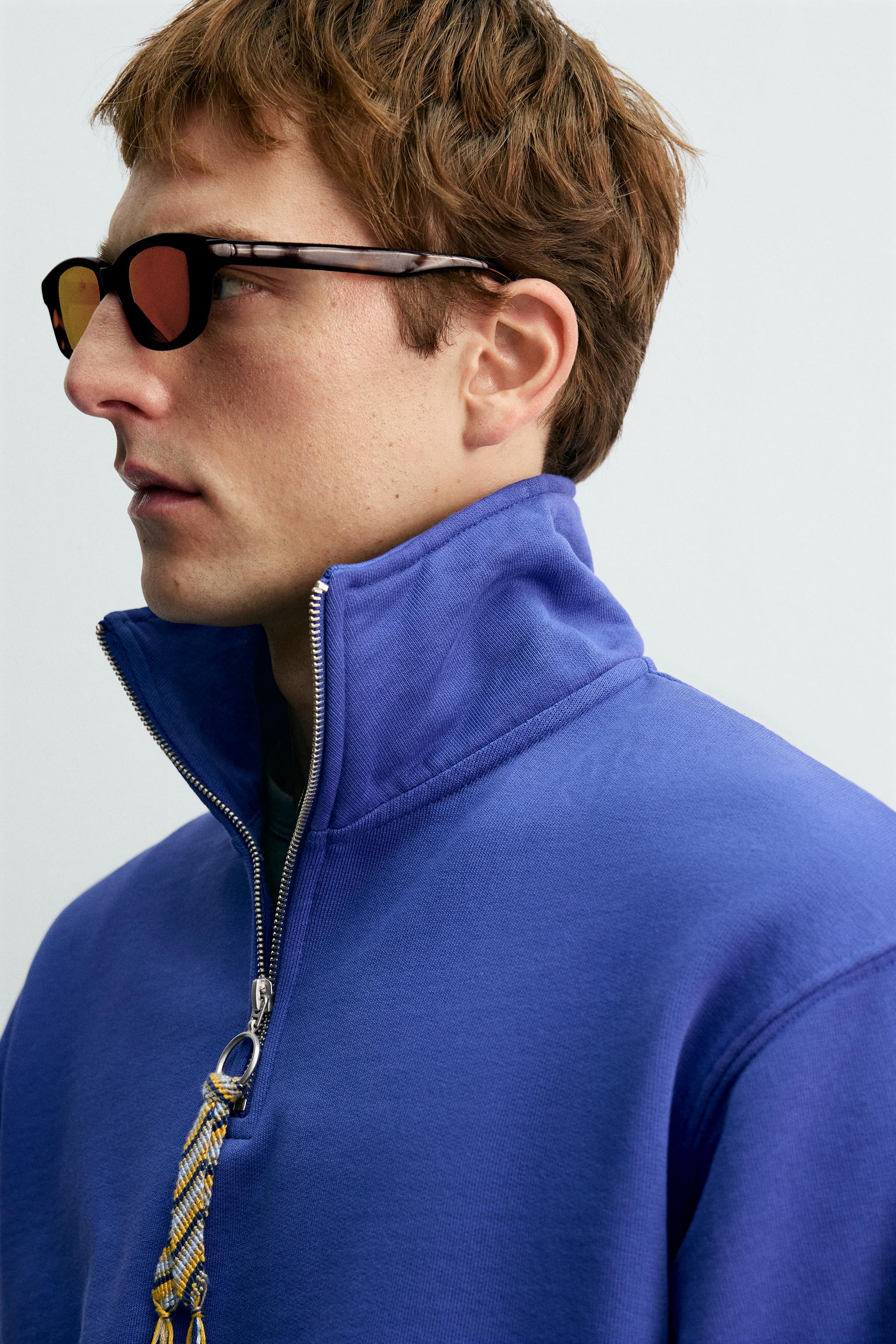 SWEAT COL ZIPPÉ À BANDE AARON LEVINE X ZARA