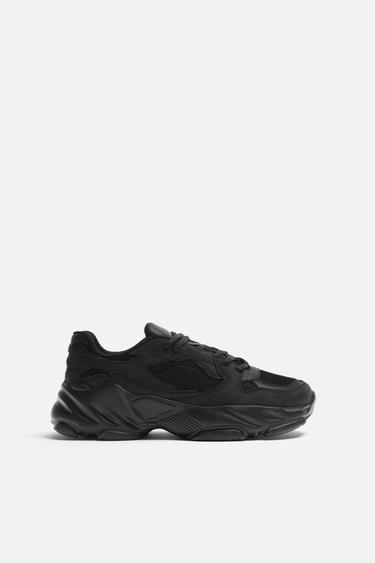 Zara CHUNKY SHOES - Black - Image 0