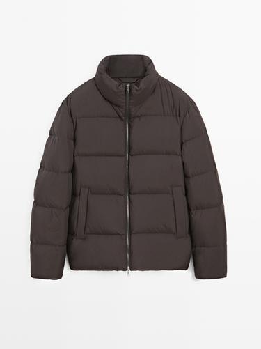 Chaqueta acolchada water repellent - Chocolate de Zara