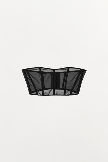 SWEETHEART NECKLINE CORSET - Black by Zara - Image 3
