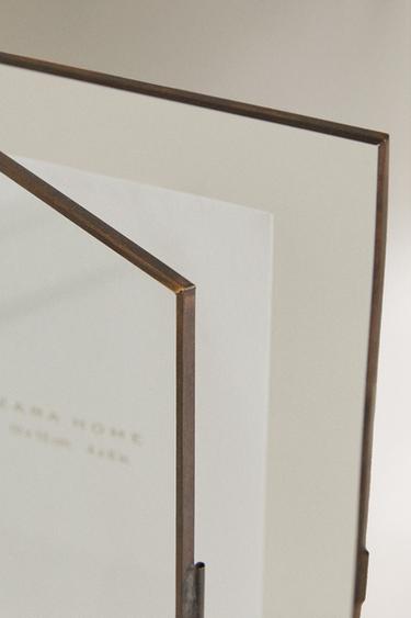 RECTANGULAR STRUCTURE PHOTO FRAME - Black by Zara - Image 4