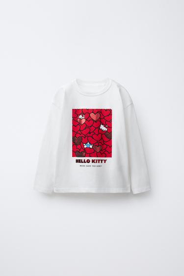 CAMISETA CORAZONES HELLO KITTY © SANRIO - Crudo de Zara