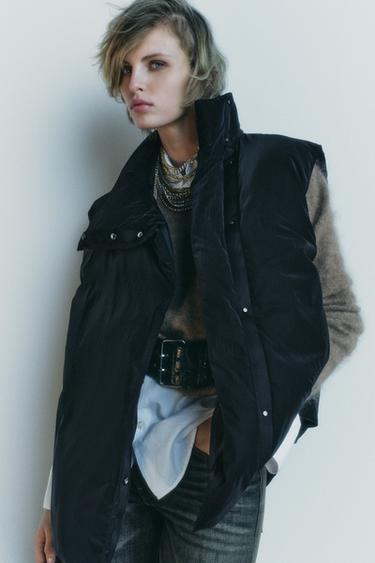 КАПИТОНИРАН ЕЛЕК - ZW COLLECTION - Черен от Zara