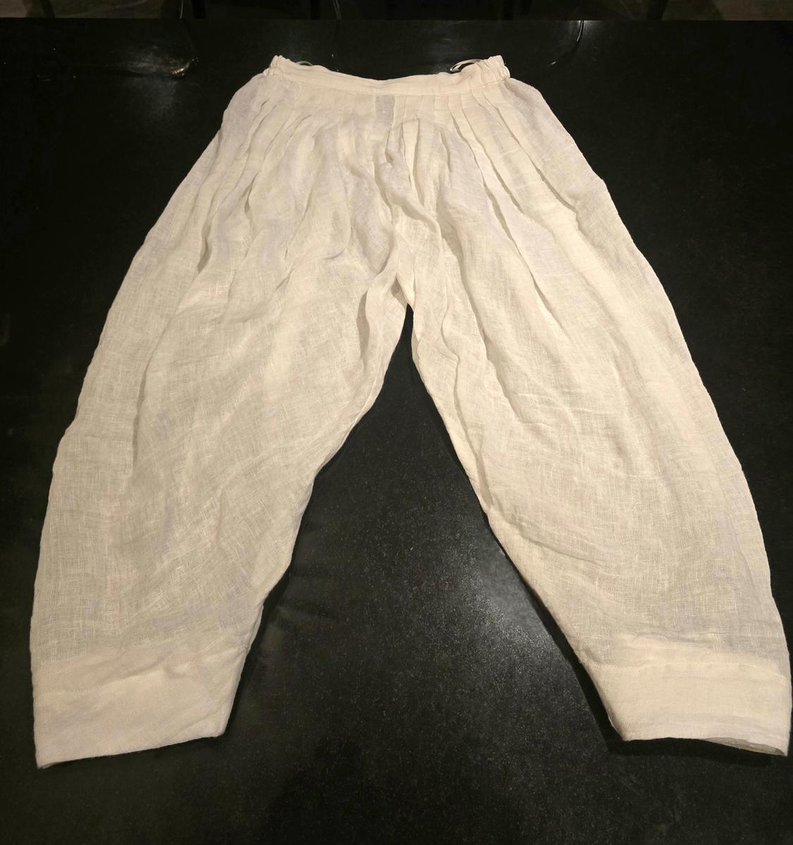 ZW COLLECTION LINEN BALLOON PANTS - Image 3