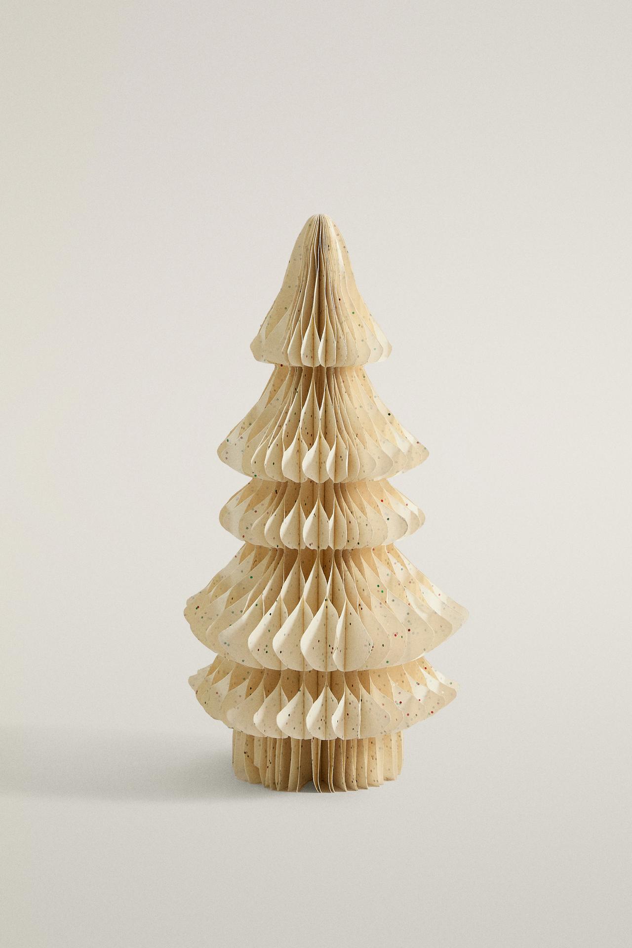 60 cm standing paper Christmas tree with light