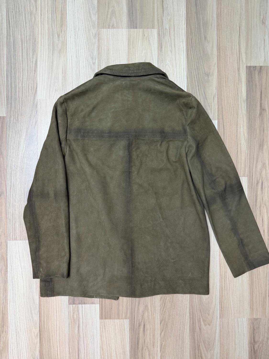 OVERSIZE 100% SUEDE LEATHER BLAZER ZW COLLECTION LIMITED EDITION - Image 2