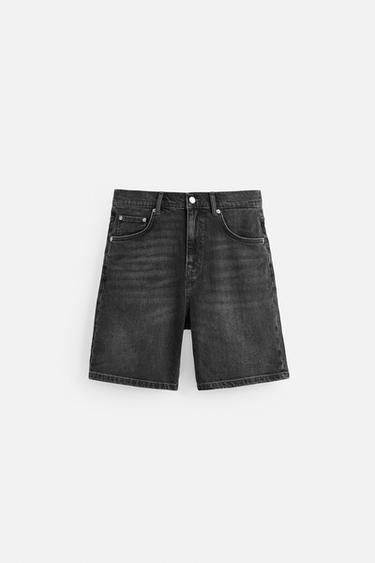 DENIM-BERMUDASHORTS IM REGULAR-FIT - Graphit von Zara - Bild 0