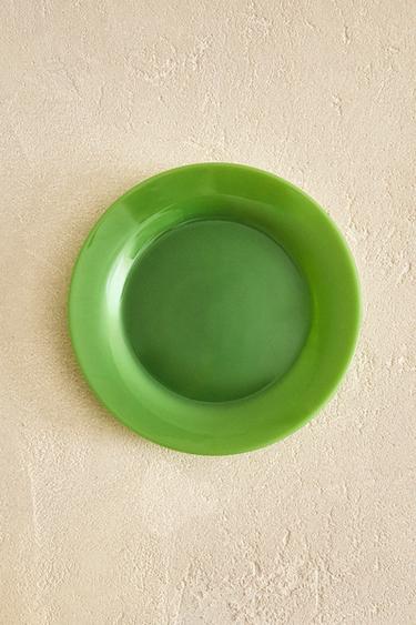 ASSIETTE À DESSERT VERRE - Vert de Zara