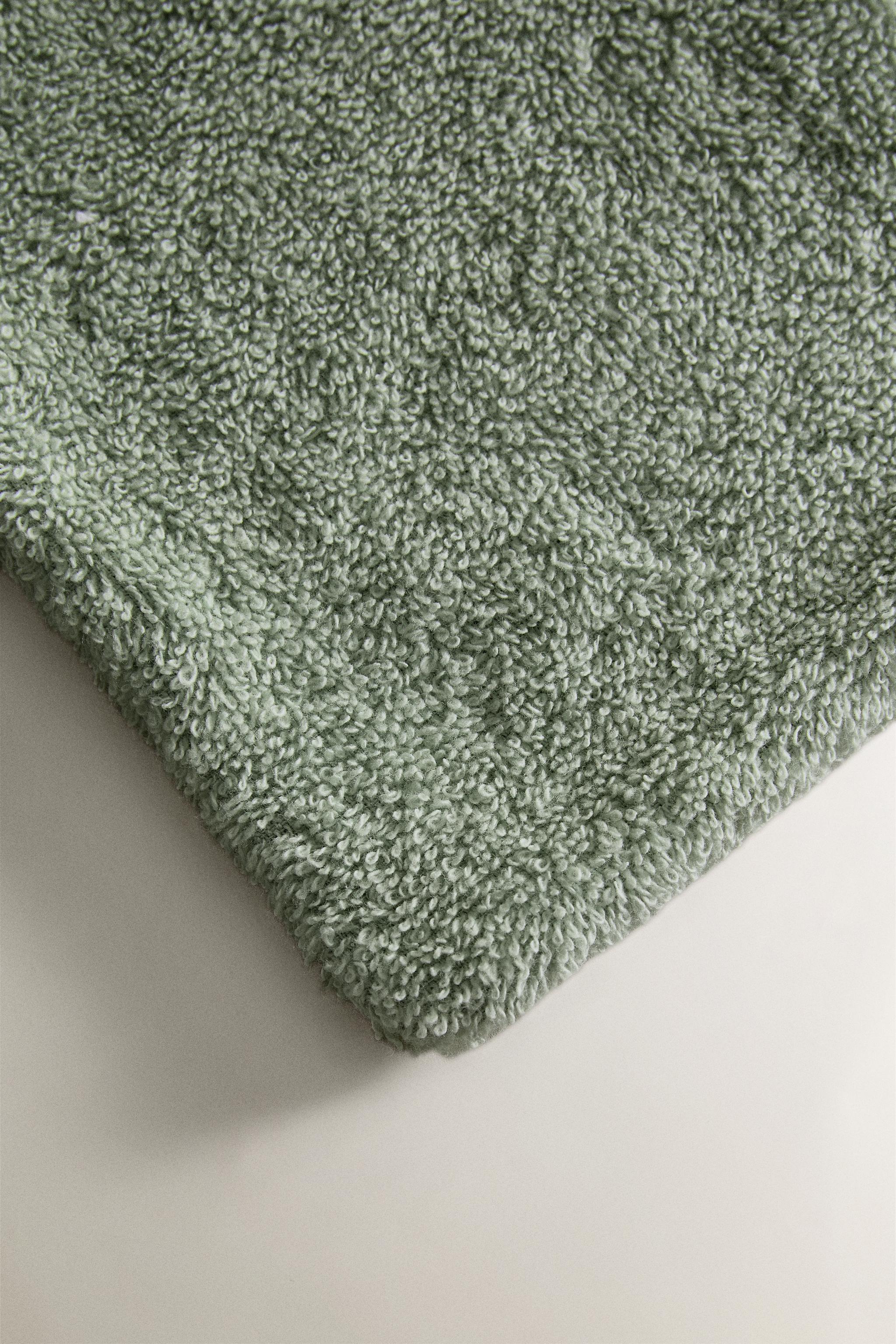COTTON TERRY BATH MITT