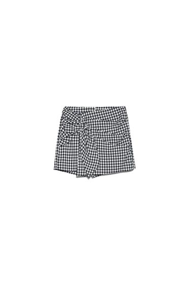 GINGHAM SKORT