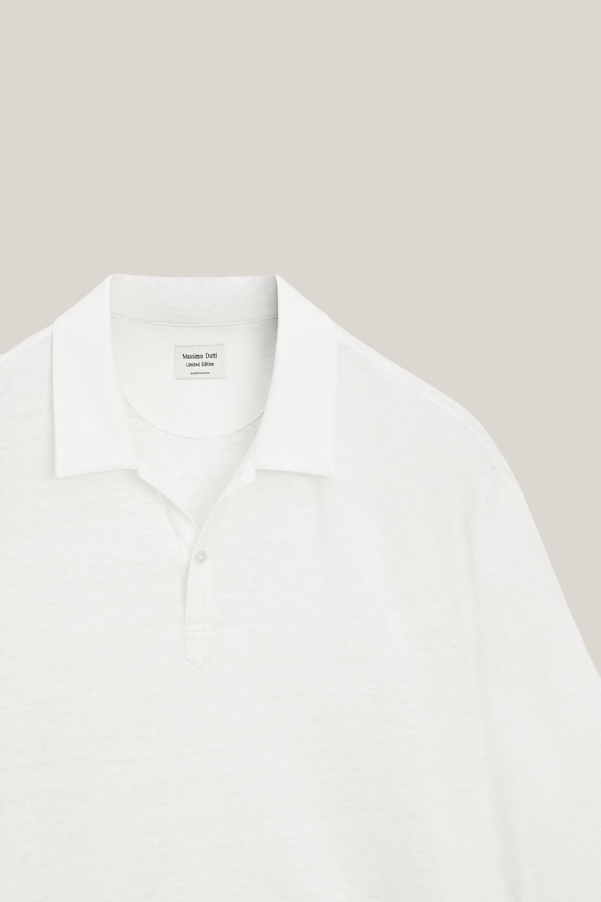 Polo 100 % lin à manches longues - LIMITED EDITION